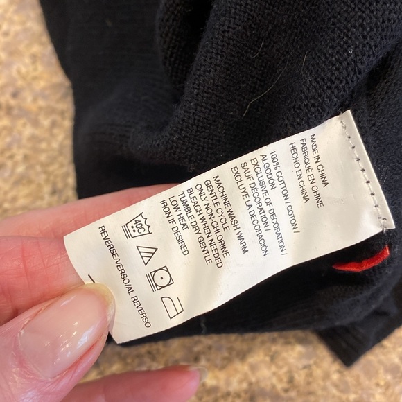 Izod Black Cotton Sweater Vest XLT XL Tall - Picture 15 of 16